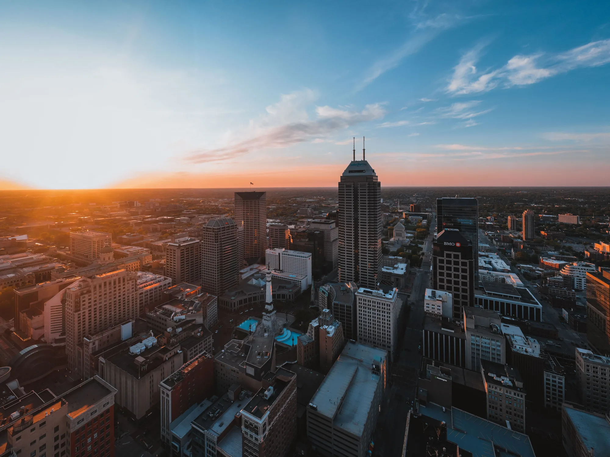 Indianapolis Indiana skyline